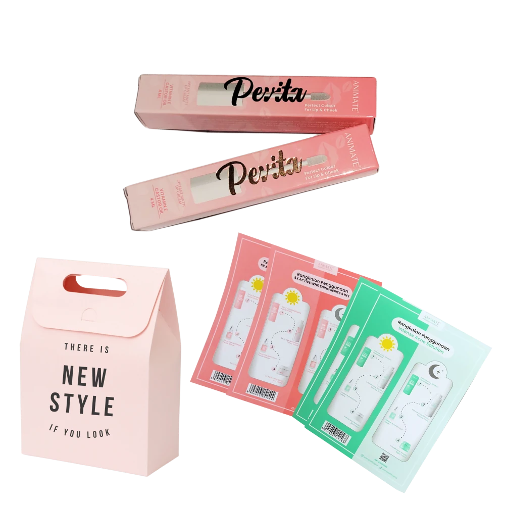 kemasan dan label kemasan kosmetik